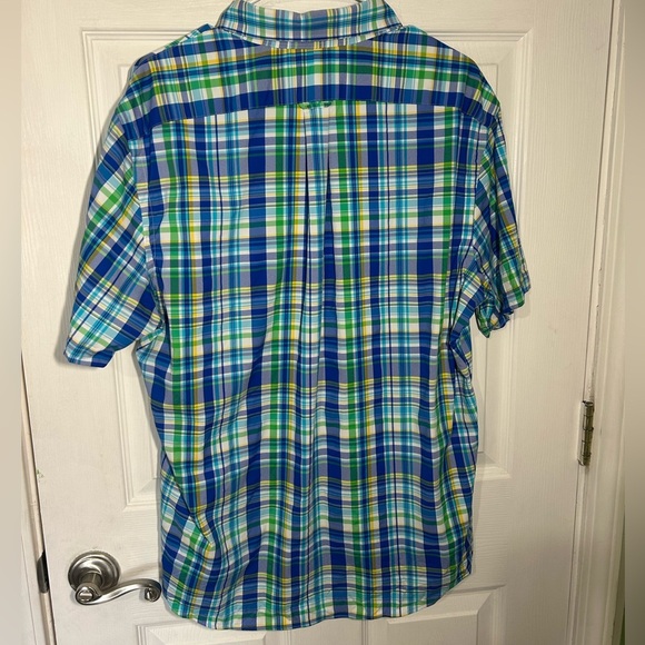 Ralph Lauren Classic Fit Performance Plaid Button Up Size Large. RL Untucked Fit - Picture 6 of 9